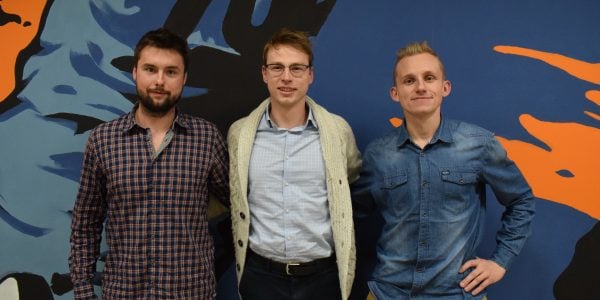 Od lewej: Paweł Szymański, Mateusz Ludwiczak, Przemysław Mamczak