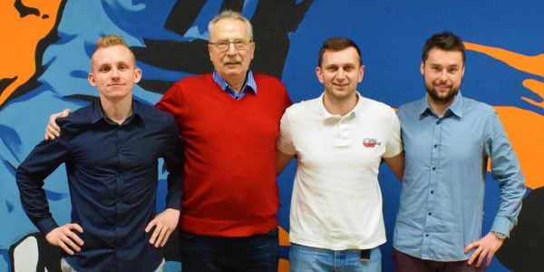 Od lewej: Przemysław Mamczak, Tadeusz Huciński, Tomasz Wilczewski, Paweł Szymański