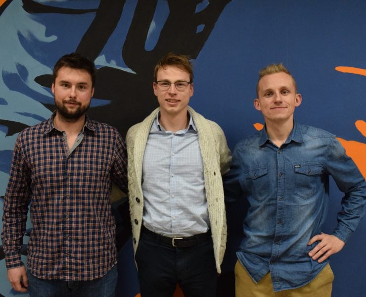 Od lewej: Paweł Szymański, Mateusz Ludwiczak, Przemysław Mamczak