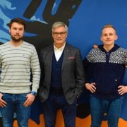 Od lewej: Paweł Szymański, Wiesław Wilczyński, Przemysław Mamczak