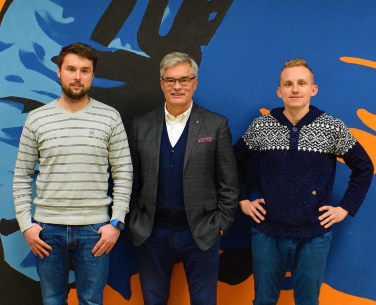 Od lewej: Paweł Szymański, Wiesław Wilczyński, Przemysław Mamczak