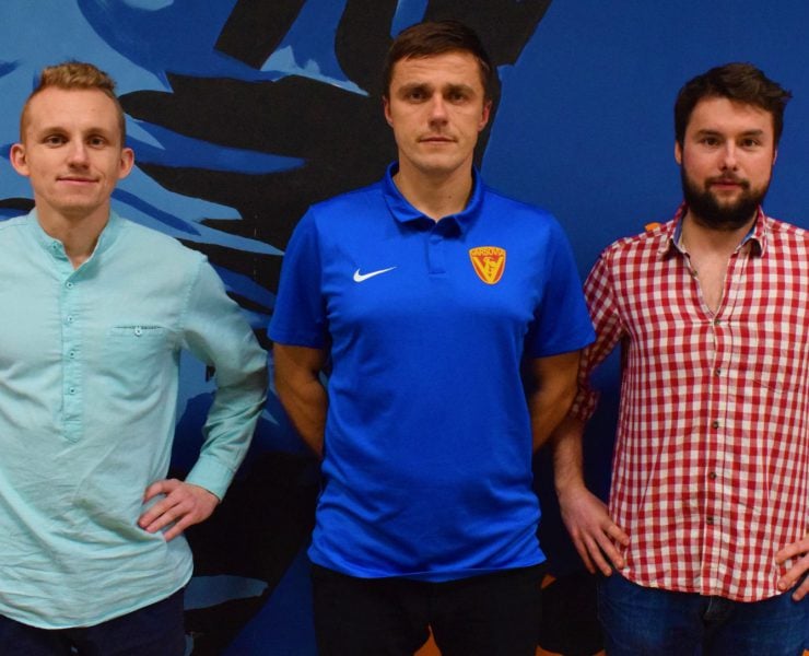 Od lewej: Przemysław Mamczak, Adam Kucharczyk, Paweł Szymański