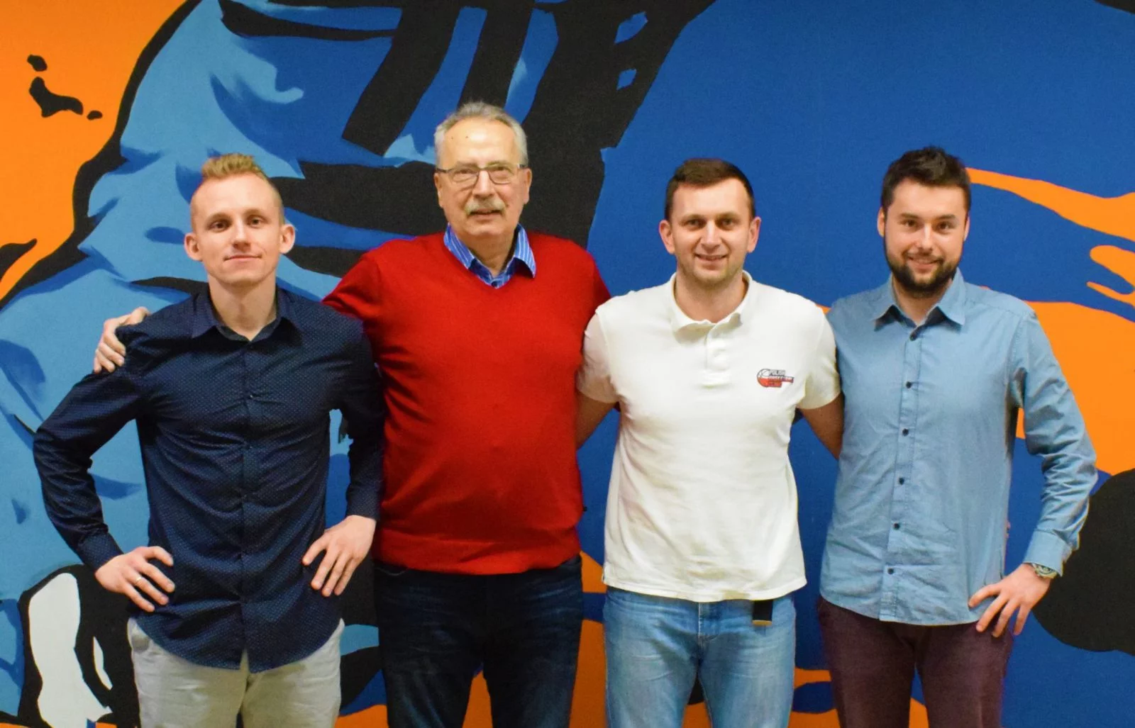 Od lewej: Przemysław Mamczak, Tadeusz Huciński, Tomasz Wilczewski, Paweł Szymański