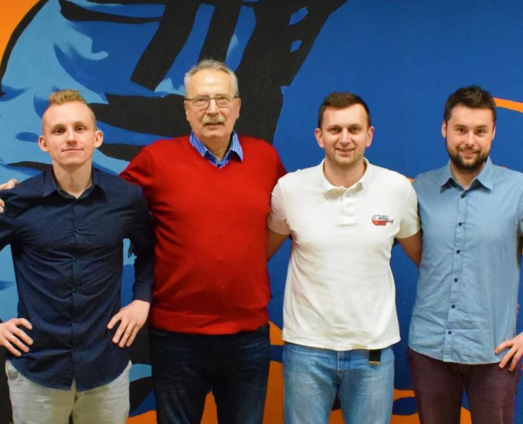 Od lewej: Przemysław Mamczak, Tadeusz Huciński, Tomasz Wilczewski, Paweł Szymański