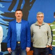 Od lewej: Przemysław Mamczak, Wojciech Stawowy, Wiesław Wilczyński, Paweł Szymański