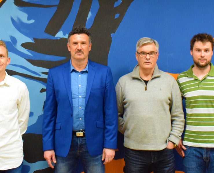 Od lewej: Przemysław Mamczak, Wojciech Stawowy, Wiesław Wilczyński, Paweł Szymański