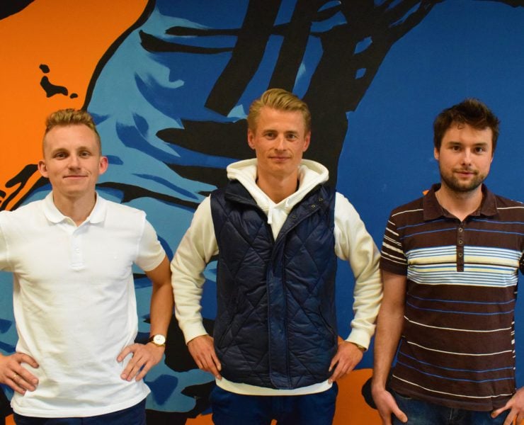 Od lewej: Przemysław Mamczak, Rafał Kubów, Paweł Szymański