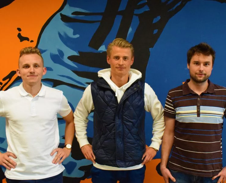 Od lewej: Przemysław Mamczak, Rafał Kubów, Paweł Szymański