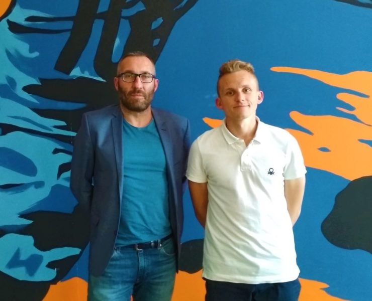 Od lewej: Marek Papszun, Przemysław Mamczak,